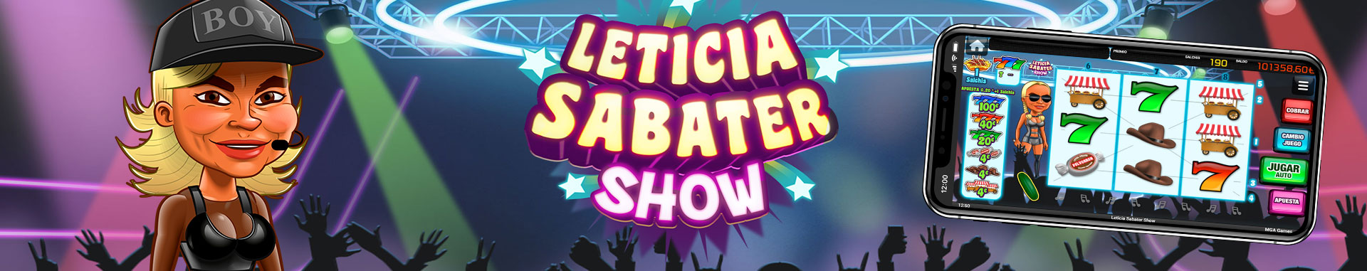 Ya está aquí el juego del momento… ¡La tragaperras online Leticia  Sabater!