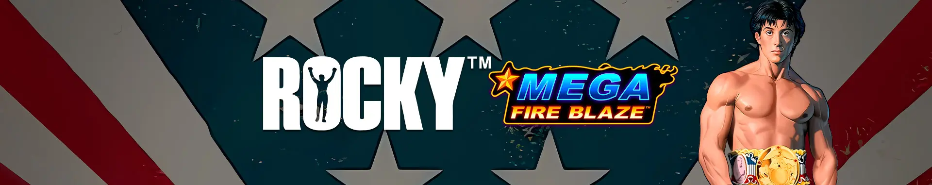 Slot de 5 rodillos Mega Fire Blaze: Rocky 